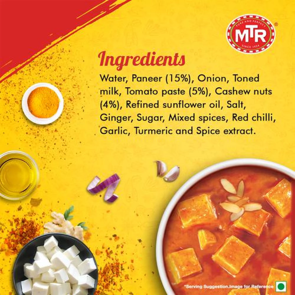 MTR Ready To Eat - Shahi Paneer, 300 g Carton-3.webp